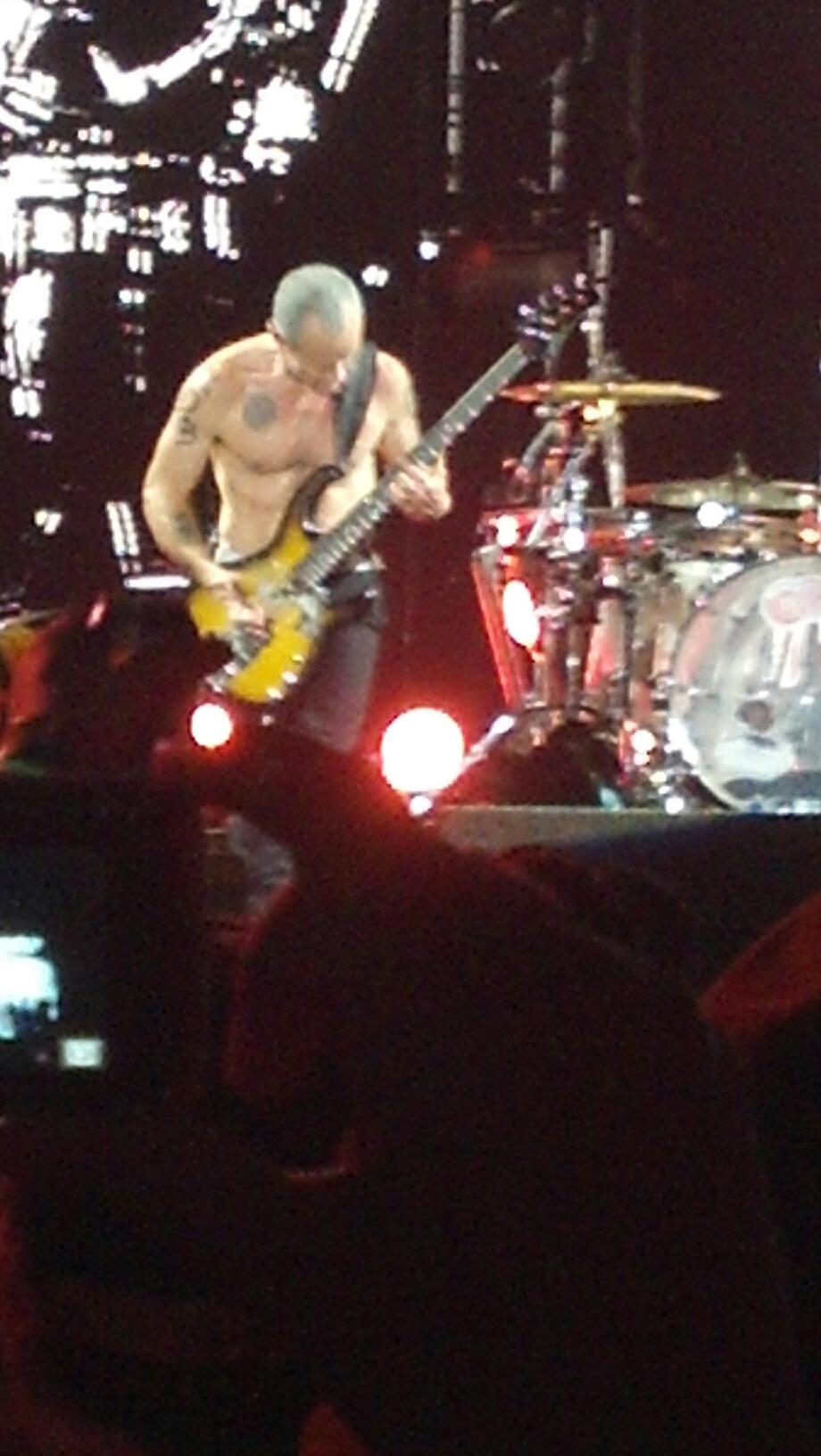 The Red Hot Chili Peppers from the pit at Bonnaroo
